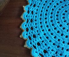 Vintage tablemats, placemats, doily, 1970s