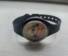 Halloween plastic game on a watch strap