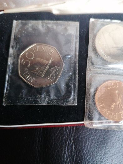 1971 Guernsey Coin Set