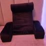 Black Reading / Bed Rest Pillow with Neck Support Image 2