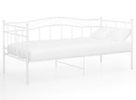 main image for ad Sofa Bed Frame White Metal 90x200 cm