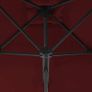 Outdoor Parasol with Steel Pole Bordeaux Red 300x230 cm Image 4