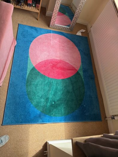 Colourful rug, perfect for kids room