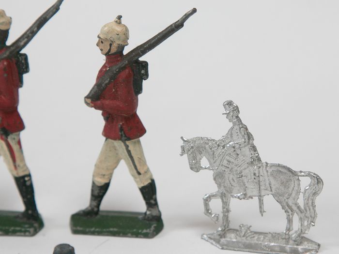 Vintage lead soldiers
