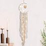 Macrame Wall Hanging with LED Light,Moon Dream Catcher Woven Wall Tapestry Bohemian (MULTIPLE STYLES) Image 4