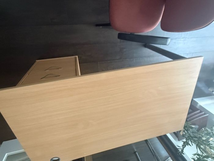 desk and chair
