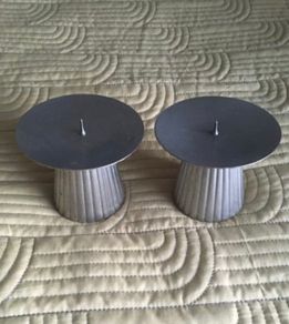 Fluted Pillar Candle Holder