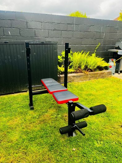 Weights Bench with Leg Curl
