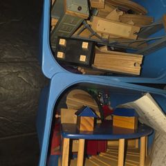 Wooden train set