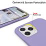 Liquid Silicone Case For iPhone 11 Pro Max Luxury Thin Soft Phone Cover New Lilac Purple  - FHT4IP11PMLK Image 4