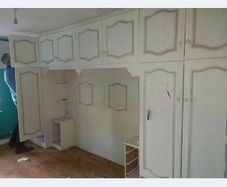 Built in White Oak Bedroom Unit - must go now