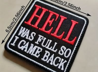 Embroidered Hell Patch