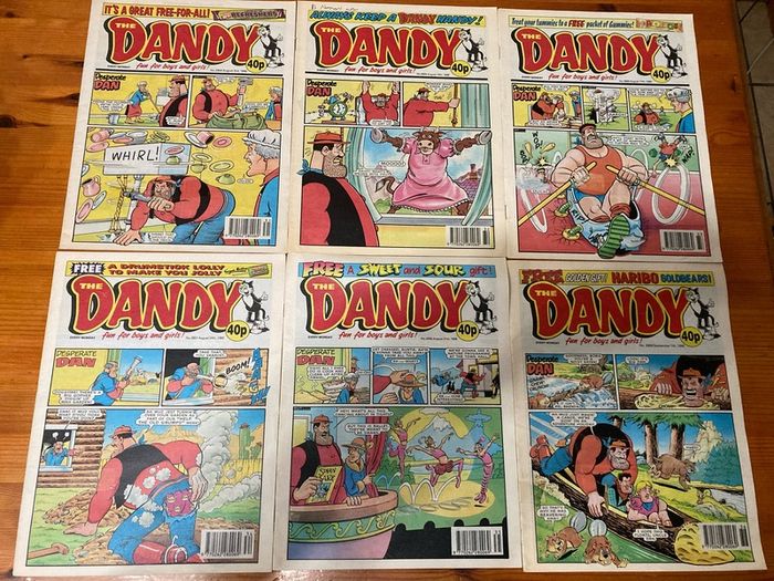 Comics: 'The Dandy' 1995,1996 and 1997 (51 comics)