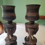 Ebony candleholders Image 4