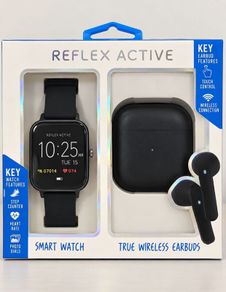 Reflex Active Smart Watch & Wireless Earbuds Set, Brand New & Sealed