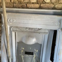 2x fireplaces cast iron