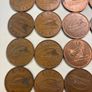 20 Irish 1 pence coins Image 2