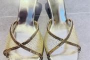 Golden Women Heels