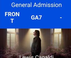 2 x Lewis Capaldi tickets