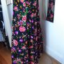 Vintage floral maxi skirt 70s Image 2