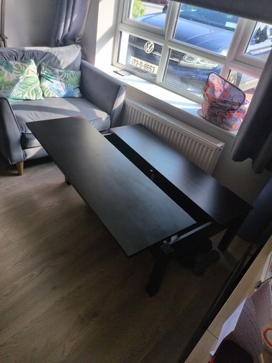 ikea adjustable coffee table