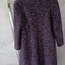 Beautiful Purple Knit Coat Medium Image 3
