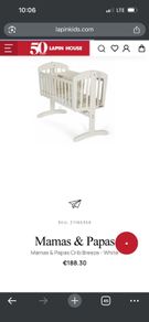 Mamas & Papas Breeze Cot - Newborn to 6 months