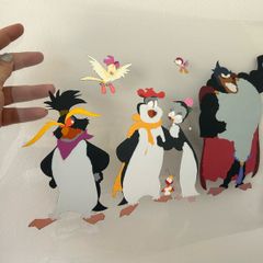 Original Don Bluth Dublin Animation Cels - Rock-A-Doodle & Thumbelina - Rare 1990s