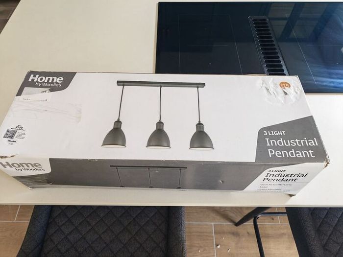 Grey pendant light