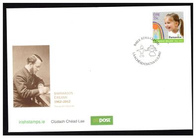 2012 Ireland Barnardo's Commemorative Stamp First Day Cover (FDC)