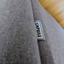 DFS grey fabric sofa - button back detail Image 8