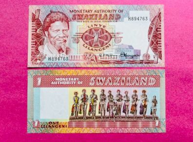 Swaziland  1 Lilangeni  1974. Pick 1a. UNC