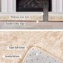 MULTIPLE COLOURS AVAILABLE Small Fluffy Rugs Washable Long Plush Rugs, Bedroom Soft Pile Rug Carpets Bedroom Mats Home Decoration (Beige,60x120 cm) FREE EXPRESS SHIPPING Image 7