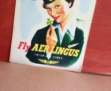 Aer Lingus reproduction 1950s advert poster.