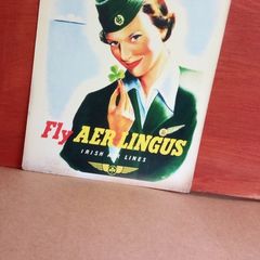 Aer Lingus reproduction 1950s advert poster.