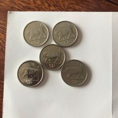 Irish Coins: 2p, 5p, 10p & 20p