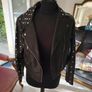 Zara biker jacket with studs Image 5