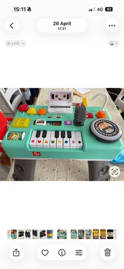 Fisher Price DJ table