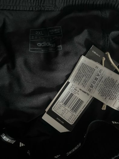 Adidas running shorts 2 in 1 size xxl xl