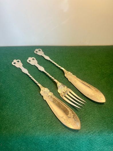 Antique 1902 Edward VII Coronation Cutlery