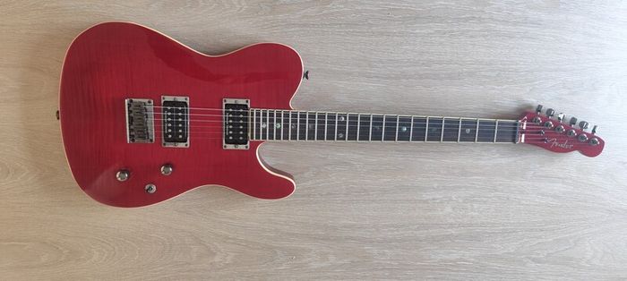 Fender Special Ed Custom Telecaster FMT HH, Crimson Red Transparent