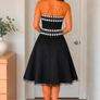 Heart & Soul Black & White Strapless Occasion Dress UK 12 Image 2