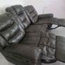 3 seater leather recliner sofa Image 5