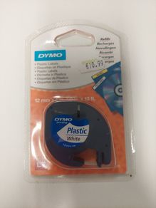 Dymo - Plastic Label refill - 12mmx4m -  NEW/ SEALED