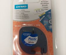 Dymo - Plastic Label refill - 12mmx4m -  NEW/ SEALED
