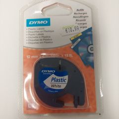 Dymo - Plastic Label refill - 12mmx4m -  NEW/ SEALED
