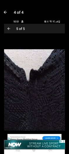 Ladies dress black lined lace top and decorated bottom half, new never worn.