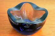 Mid Century Purple Glass Bowl