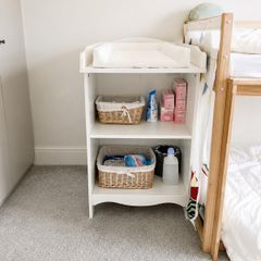 Baby Changing Table with Storage & Changing Mat - Excellent Condition