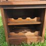 Vintage Drinks Cabinet with Wine Rack (1970s, German Made) Image 8